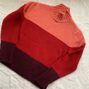 Jones New York color block sweater